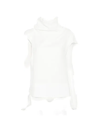 Niccolò Pasqualetti Serra High-neck Top In White