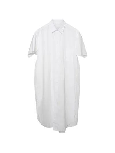 Niccolò Pasqualetti Short-sleeve Shirt Dress In White
