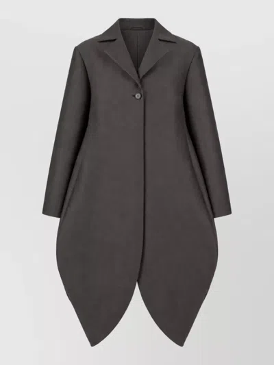 Niccolò Pasqualetti Silk Blend Fitted Jacket In Black