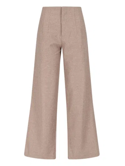 Niccolò Pasqualetti Tegola" Palazzo Trousers In Beige