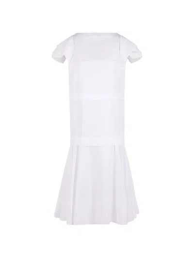 Niccolò Pasqualetti T-shirt Midi Dress In White