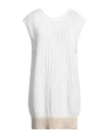 Niccolò Pasqualetti Open-knit Cotton Blouse In White