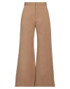 Niccolò Pasqualetti Woman Pants Camel Size M Polyester, Virgin Wool, Lycra