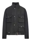 Niccolò Pasqualetti Wool Belted Jacket In Black