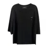Nice Breed Men's Black Double Collar Tee In Black