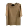 Nice Breed Men's Brown Camel Double Collar Tee In Brown