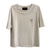 Nice Breed Men's Neutrals Bone Double Collar Tee In White