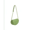NICE THINGS ECOLEATHER BAG WITH SPECIAL HANGER IN GREEN