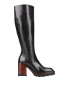 Niche Woman Boot Black Size 8 Leather In Black