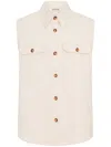 Nicholas Adelpha Utility Vest In Neutrals
