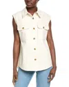 Nicholas Adelpha Utility Vest In White