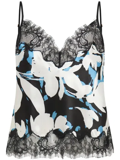 Nicholas Alani Black Blur Print Top