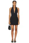Nicholas Alicia Asym Belt Vest Dress In Black