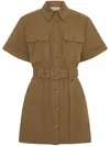 Nicholas Angela Mini Dress In Green