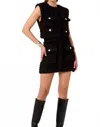 Nicholas Angie Tweed Mini Skirt In Black In Black