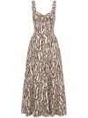 Nicholas Anya Maxi Dress In Neutrals