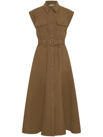 Nicholas Aphrodite Maxi Dress In Green