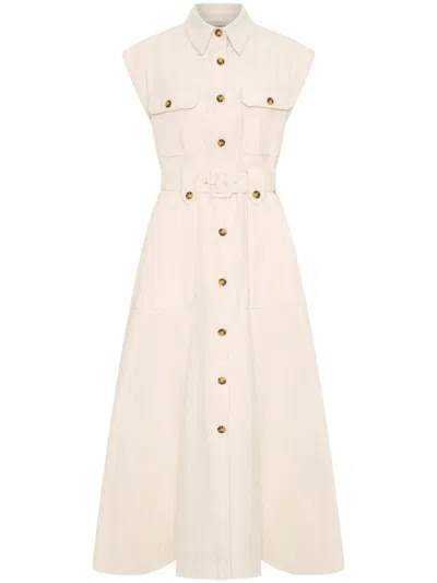 Nicholas Aphrodite Maxi Dress In Neutrals