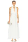 Nicholas Arella Silk Dress In White