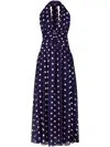Nicholas Arella Maxi Dress In Blue