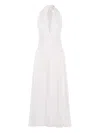 Nicholas Arella Silk Dress In White