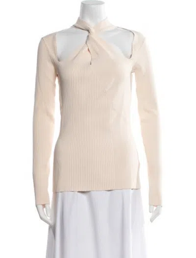 Pre-owned Nicholas Asymmetrical Sweater In Neutrals