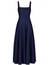 Nicholas Athena Sleeveless Paneled Midi Dress In Blue