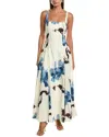 Nicholas Sorelle Linen-blend Midi Dress