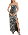 NICHOLAS AXELIE STRAPLESS TUBE GOWN