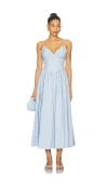 Nicholas Becker Midi Dress In Blue