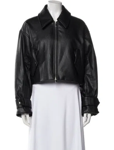 Pre-owned Nicholas Bomber Jacket In Black