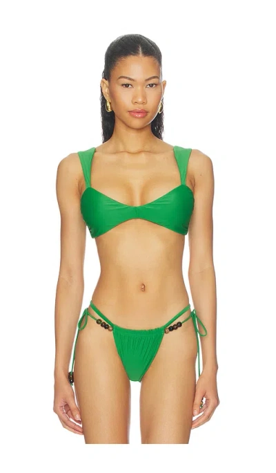 Nicholas Bridget Balconette Top In Animal Print