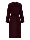 Nicholas Candice Belted Coat In Purple