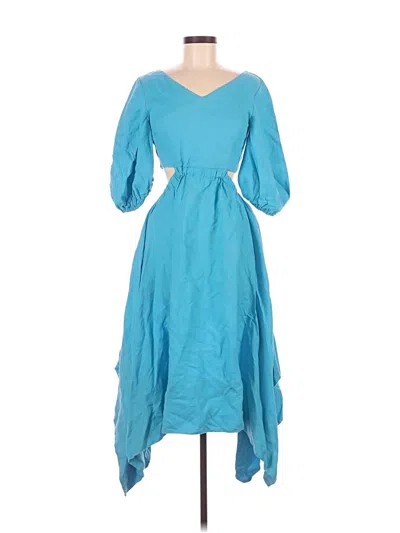 Pre-owned Nicholas Casual Dress In Blue
