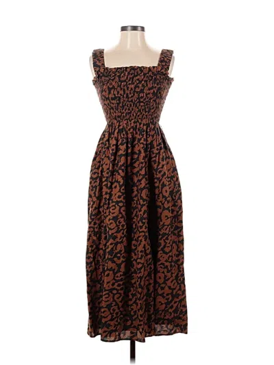 Pre-owned Nicholas Casual Dress In Brown