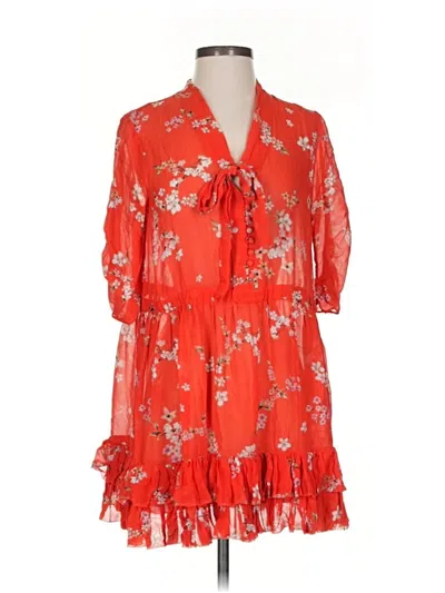 Pre-owned Nicholas Casual Dress In Orange