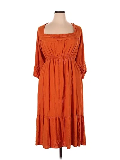 Pre-owned Nicholas Casual Dress In Orange