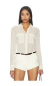 Nicholas Chloe Shirt In White