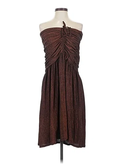 Pre-owned Nicholas Cocktail Dress In Brown