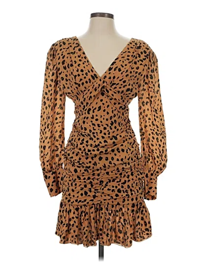 Pre-owned Nicholas Cocktail Dress In Brown