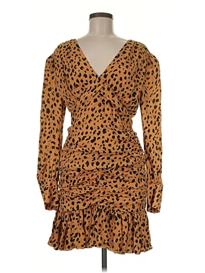 Pre-owned Nicholas Cocktail Dress In Brown