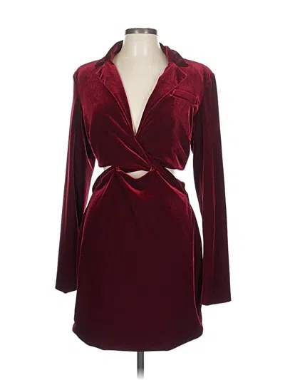 Pre-owned Nicholas Cocktail Dress In Burgundy