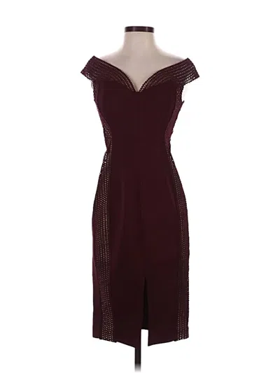 Pre-owned Nicholas Cocktail Dress In Burgundy