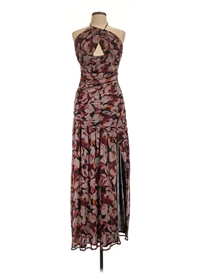 Pre-owned Nicholas Cocktail Dress In Burgundy