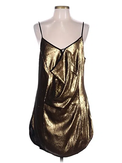 Pre-owned Nicholas Cocktail Dress In Gold