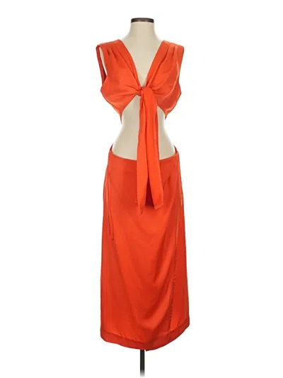 Pre-owned Nicholas Cocktail Dress In Orange