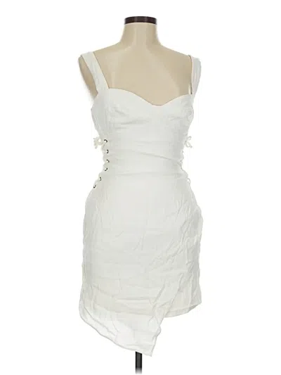 Pre-owned Nicholas Cocktail Dress In White