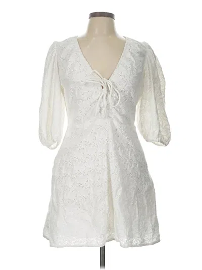 Pre-owned Nicholas Cocktail Dress In White