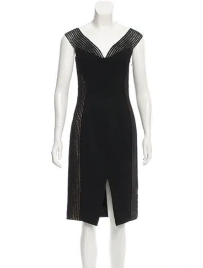 Pre-owned Nicholas Cold Shoulder Sheath Dress W/ Tags In Black