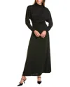 Nicholas Cora Funnel Neck Dolman Ls Midi Dress In Black